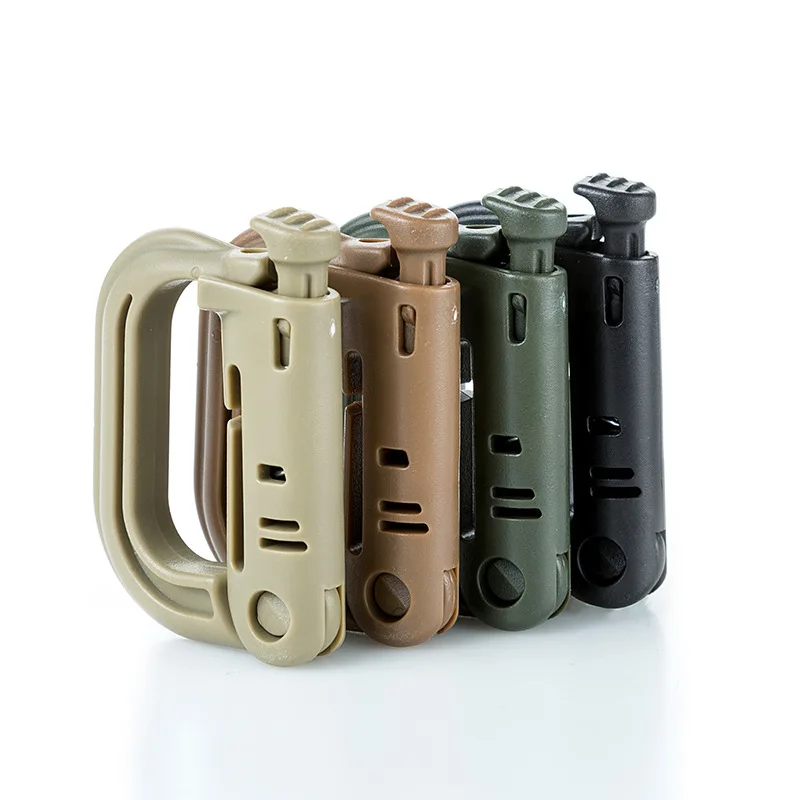 

Carabiner D Shape Rock Climbing Safety Buckles Mountaineering Backpack Buckle Outdoor Karabiner Hanging Hook Camping Lock Tool