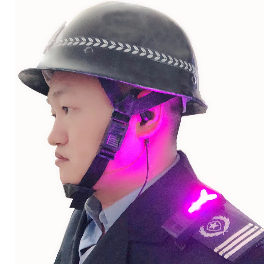 Public-Security-Personnel-Shoulder-LED-Lamp-with-Bluetooth-Earphone-for-Night-Ultra-Bright-Stroboscopic-Warning-Type (5)