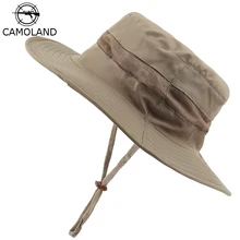 Легкая UPF50+ летняя Солнцезащитная шляпа для мужчин и женщин, Панама с дышащей сеткой, кепка для улицы, складная, быстросохнущая, с защитой от ультрафиолета