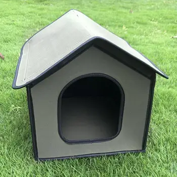 Pet House Outdoor Waterproof Weatherproof Dog Kennel Cat House Foldable Pet Shelter for Pets Indoor Outdoor Sleeping 5
