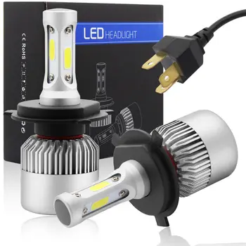 

2pcs Car Headlight 8000LM Bulb 9V-36V 6500K LED Accessories Replacement