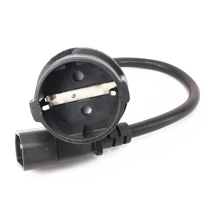 UPS PDU Power Extension Cord IEC 320 C14 Male To CEE7/4 European Female Adapter Cable 30cm