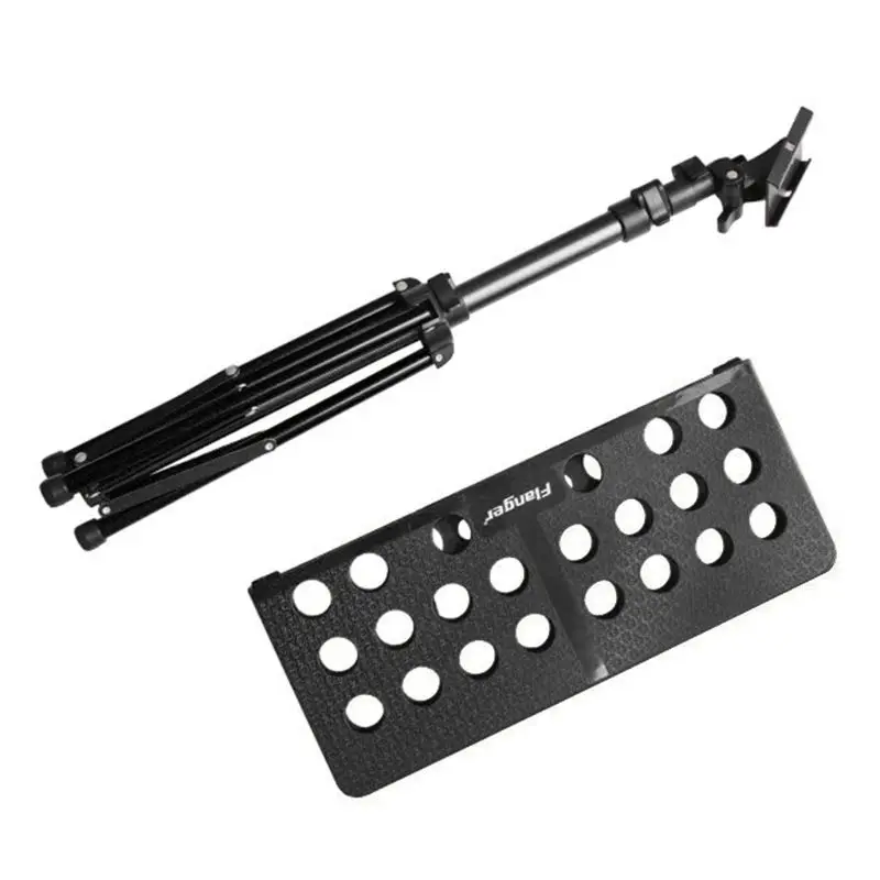 

2020 New Folding Sheet Music Stand Aluminum Alloy Tripod Holder Height Adjustable Rack