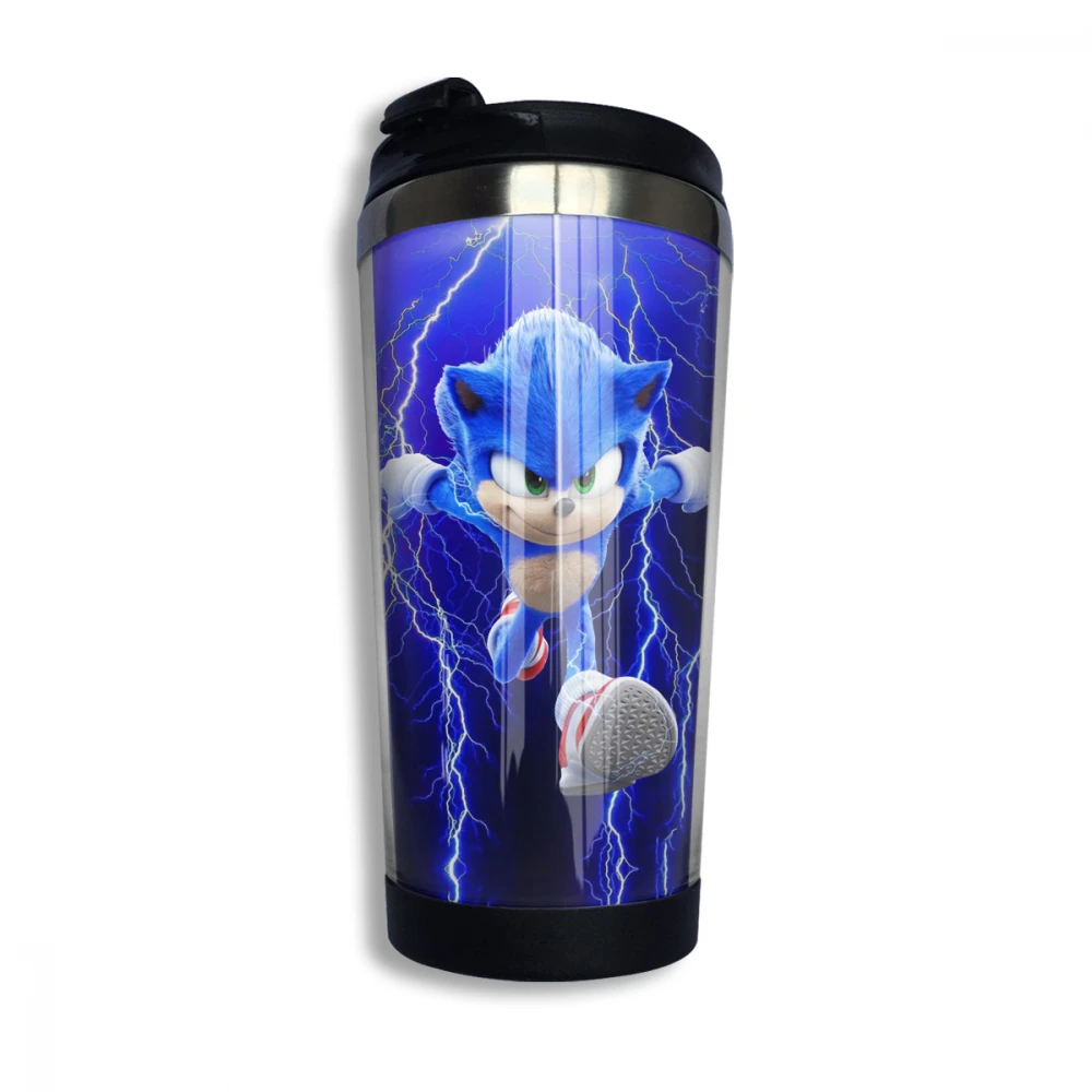 

Sonic Travel Coffee Mug Great Birthday and Daily Gift Idea For Him or Her Stainless Steel Mug