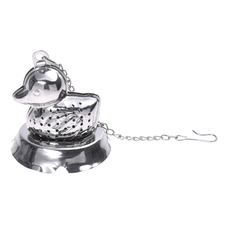 

Duck Shape Stainless Steel Infuser Filter Strainer Tea Ball Spoon
