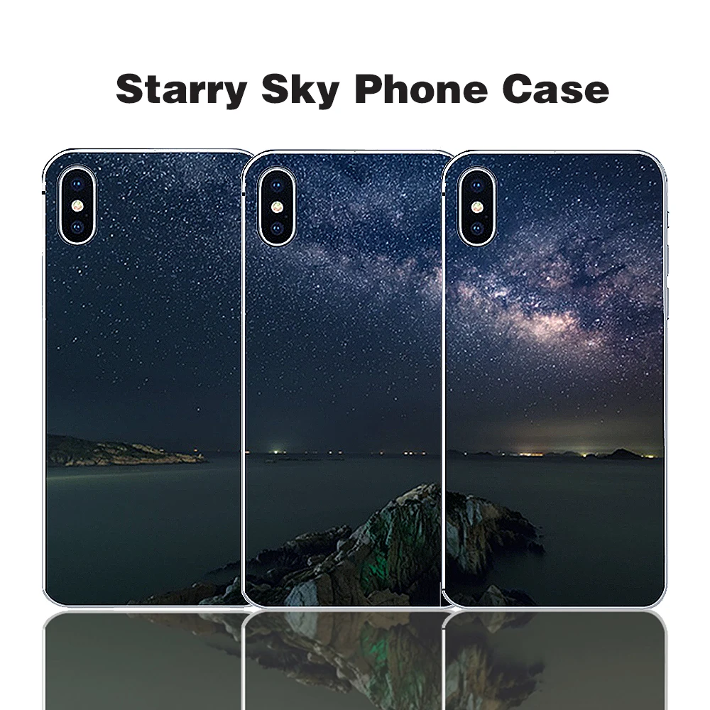 

Sky Pattern Phone Case for IPhone X XR XS Max 6 6s 7 8 Plus XR XS Max sky Soft TPU Rubber Silicone Cover Capa Bag Caso Case