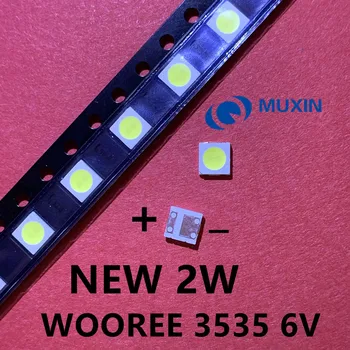 

300PCS WOOREE LED Backlight 2W 6V 3535 150LM Cool white WM35E2F-YR09B-eA LCD Backlight for TV TV Application