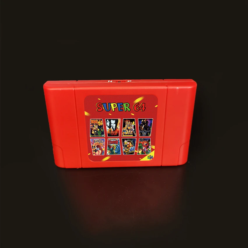 Nueva tarjeta de juego Retro Super 64 340 en 1 para consola de videojuegos N64 - 1
