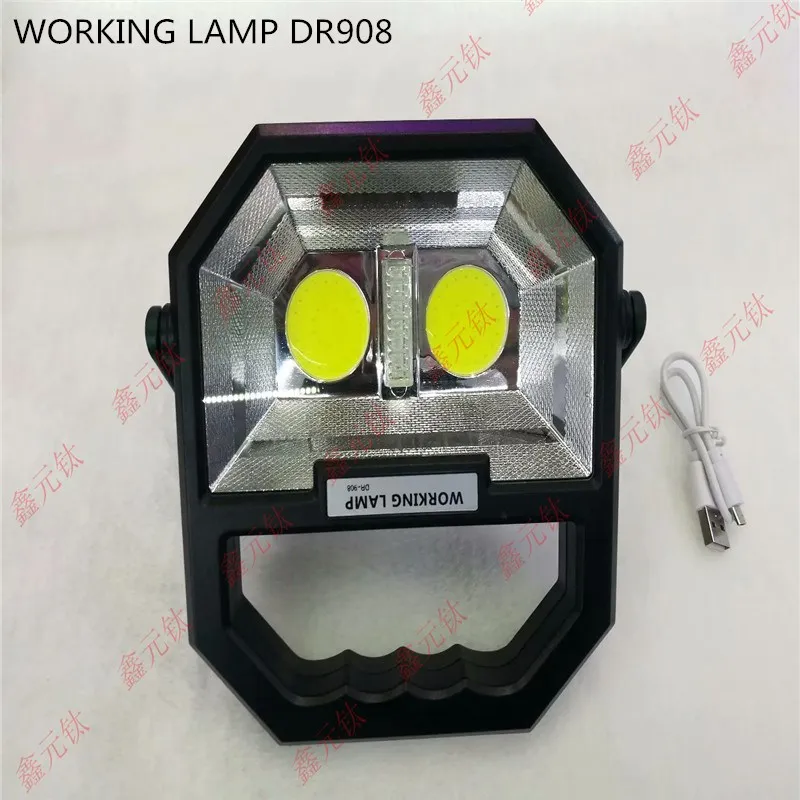 

DR908 working lamp 10w white 2pcs COB Camp light Repair the light emergency light Movable lighting Highlighted lighting LED