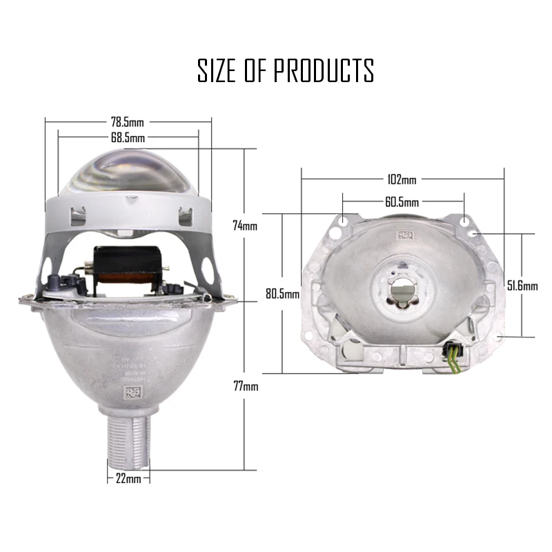 TAOCHIS 2 шт. автофара 3,0 дюймов Биксеноновая Hella 5 3R H7 неразрушительная установка объектив проектора модифицированный S21