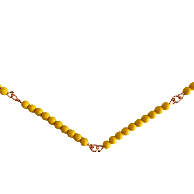 Montessori Counting Golden Beads Chain of 100/1000 W/ Rug Early Childhood Educational Math Toys Kids Numbers Learning Resources