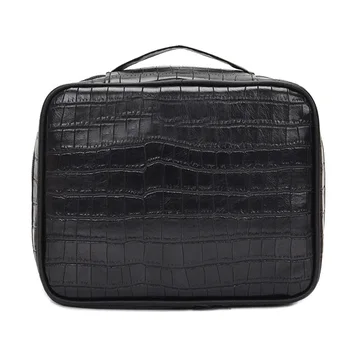 

Women Stone Print PU Leather Waterproof Cosmetic Bag Exquisite Large Capacity Wash bag Business Trip Tour Convenient Storage Bag