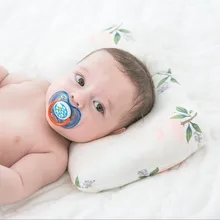 Детская подушка для новорожденного младенца Поддержка для сна вогнутая мультяшная Подушка с принтом формирующая Подушка предотвращает плоскую голову