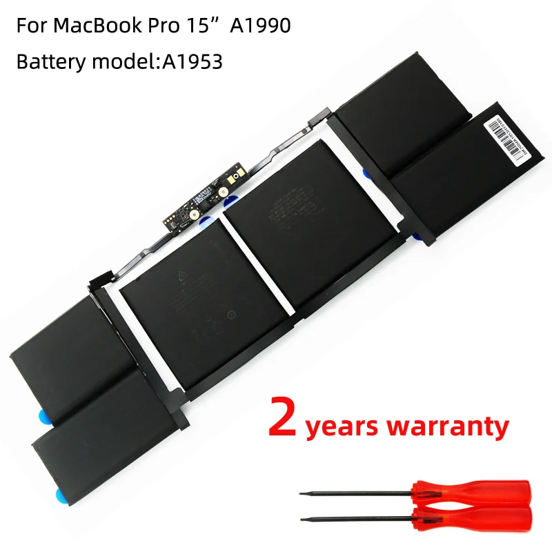 Аккумулятор SZTWDONE A1953 для ноутбуков APPLE MacBook Pro 15 дюймов A1990(2018 2019) 11 40 в 7336 Вт/ч