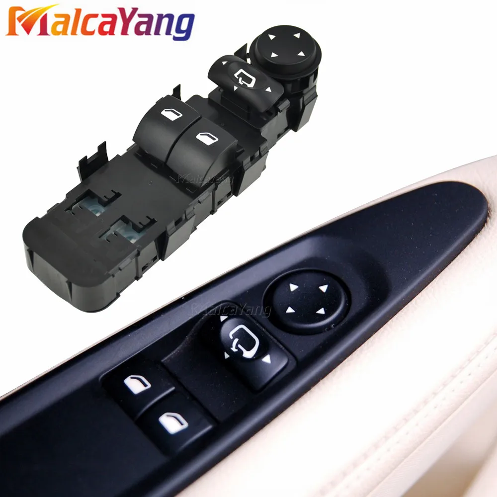 Nuevo interruptor principal de ventanilla eléctrica 9651464277 6554.HE para Citroen C4 2004, 2005, 2006, 2007, 2008, 2009, 2010