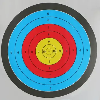 

Useful 60*60CM Colorful Gadgets Practice Archery Targets Bow Arrow Gauge Beginner Outdoor Sports Shooting Target Paper Training
