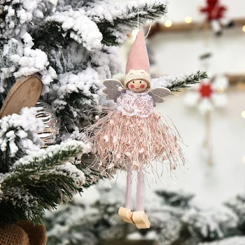 

New Year Christmas Tree Hanging Angle Doll For Home Party Wedding Table Decor Christmas Table House Ornament