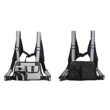 Унисекс охотничьи Тактические нагрудные сумки уличная тактическая сумка для груди крутая Функциональная сумка с поперечной талией модуль для установки магнитолы рюкзак