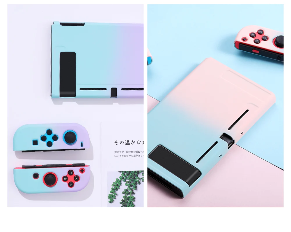 Protective Back Cover Shell Nintend Switch for Nintendos Switch Joy-Con Console Colorful Hard Case (17)