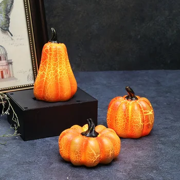 

Funny Halloween Glowing Pumpkin Lamp 2020 Happy Halloween Decor for Home Yellow Pumpkin Lamp For Haloween Party Halowen Gifts