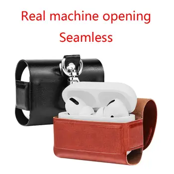 

Durable Leather Protective Cover Earphone Case Sleeve for Airpods Pro Wireless Bluetooth Earphone Accessories