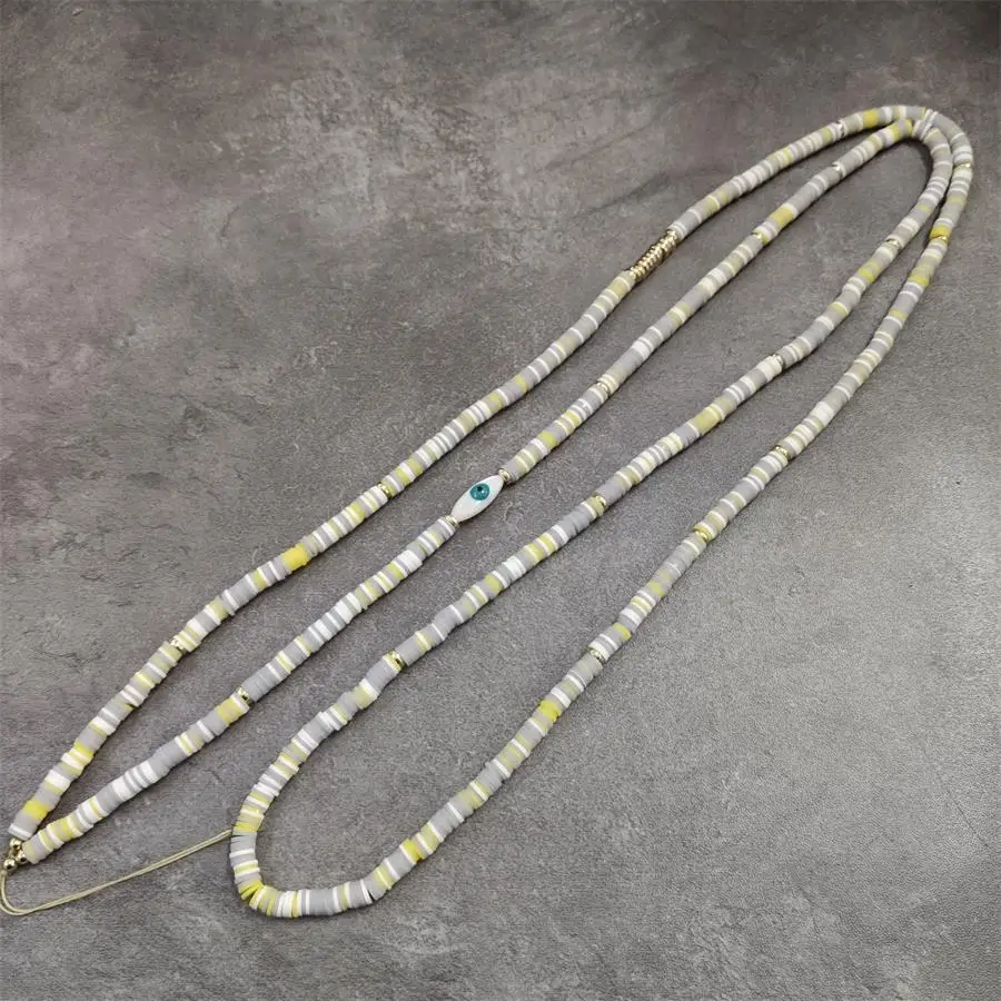 Boho резиновый шейный ремень для держателей iD карт сглаза шнурки-цепочки ремешок для камеры MP3 мобильный телефон Висячие Стропы веревка