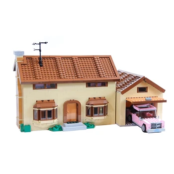 

2575Pcs Movie toys compatible with 16005 71006 Simpsons house model building block bricks children gift toys