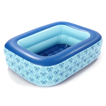 

PVC Rectangular Inflatable Swimming Pool Children Home Courtyard Garden Swimming Pool _WK