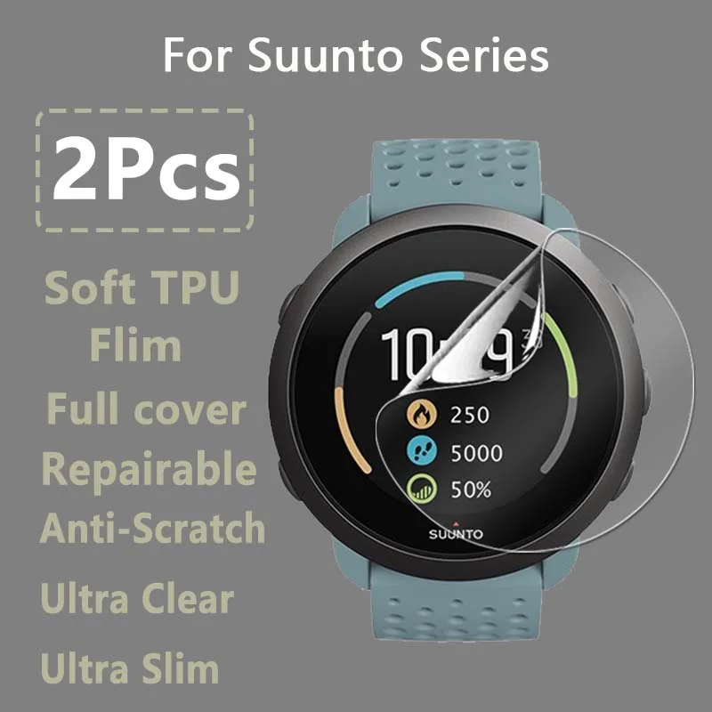 Гидрогелевая защитная плёнка для Suunto 9 Peak Baro 7 D5 5 3 2 шт. | Мобильные телефоны и