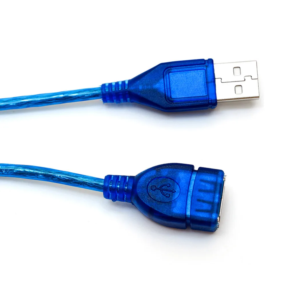 JINCHI 1 м/1,5 м/2 м супер длинный USB 2,0 Мужской к женскому Удлинительный кабель высокоскоростной USB удлинитель передачи данных кабель синхронизации для ПК