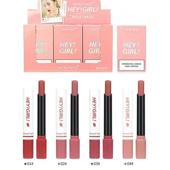 

4 Colors Creative Lipstick Set Matte Long Lasting Waterproof Stick Lips Red Matt Tube Lip P5M8