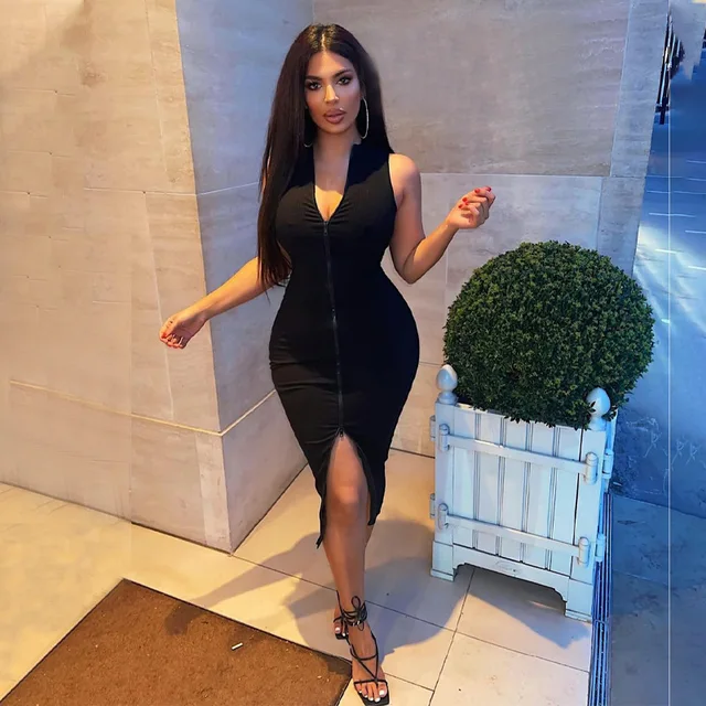 classy short black dresses