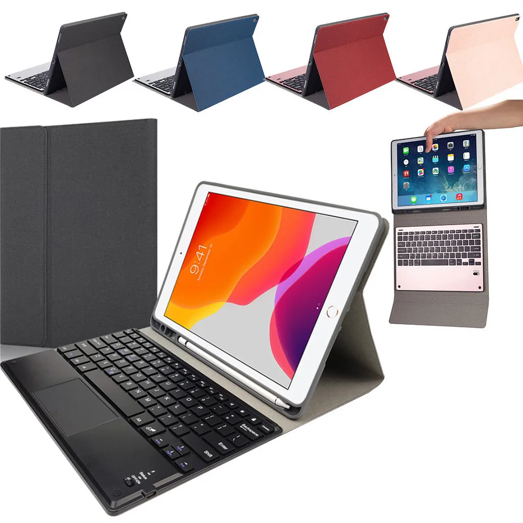 Беспроводная Bluetooth-клавиатура 35 # для iPad 10 2 дюйма 2019 чехол-подставка умный тонкий
