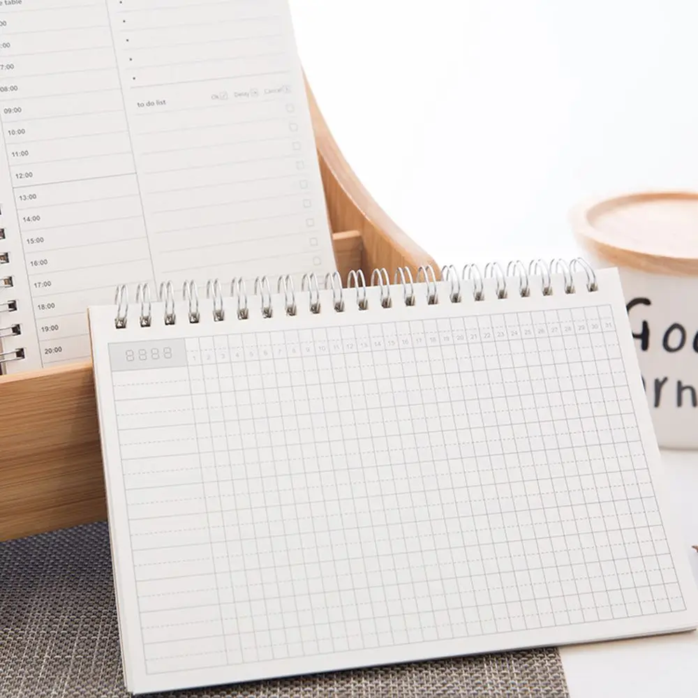 Agenda Planner Notebook Schedule Notebook Time Table To Do List Diary Weekly Time Table Goal Habit Journal Notebooks 6