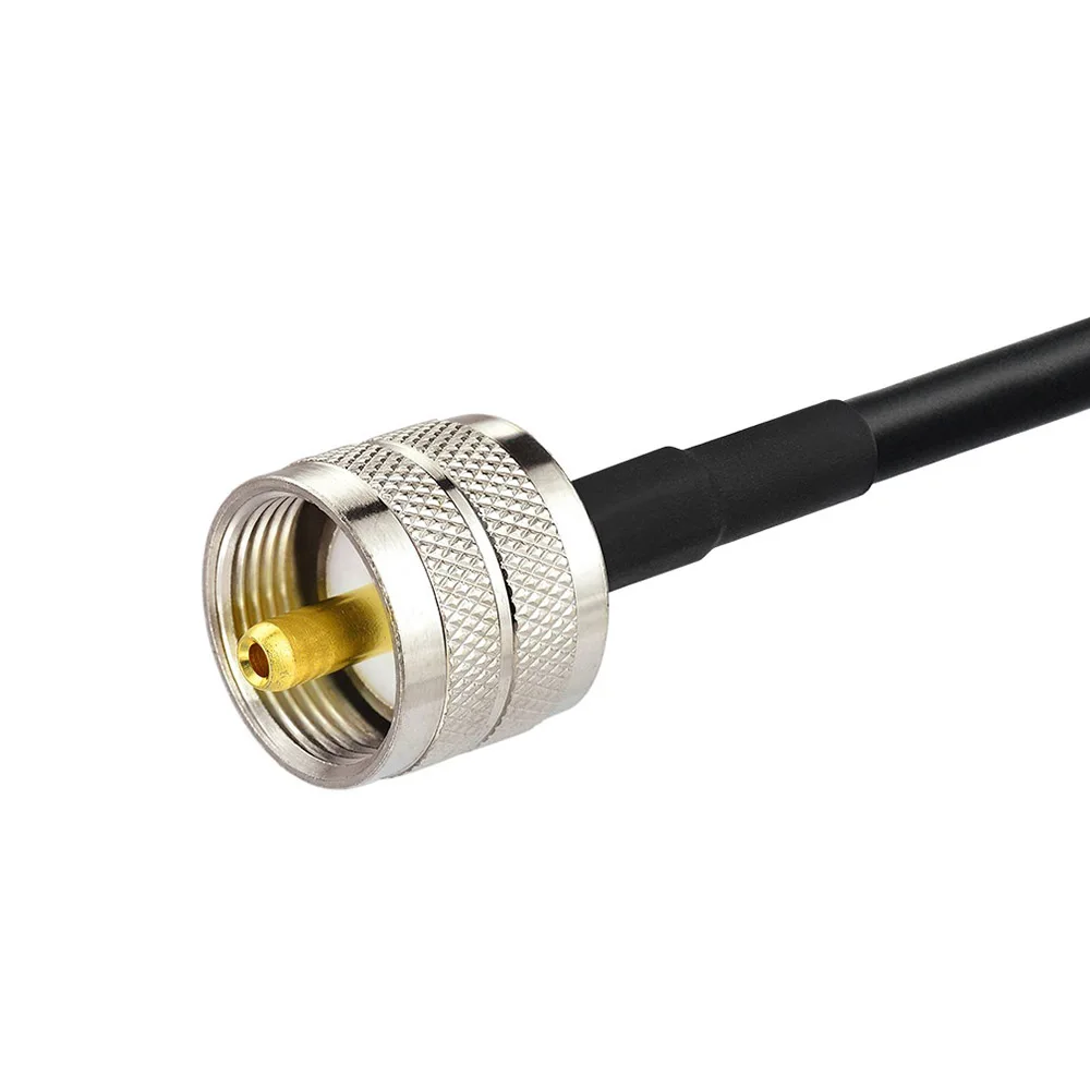 Eightwood UHF PL259 Male to SO239 Female RG58 Antenna Coax Cable 3m Amateur Radio Mobile Transceiver Walkie Talkie VHF Radio