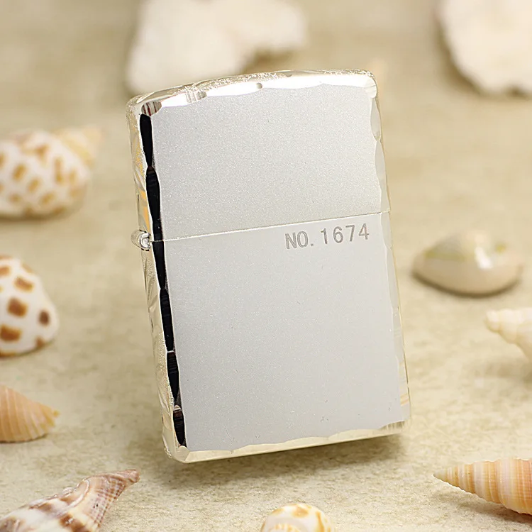 

Genuine Zippo oil lighter copper windproof Dracaena sanderiana cigarette Kerosene lighters Gift With anti-counterfeiting code