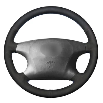 

Black Suede DIY Hand-stitched Car Steering Wheel Cover for Toyota Avalon Camry Highlander 2001-2004 Vios Corolla EX 2000-2006