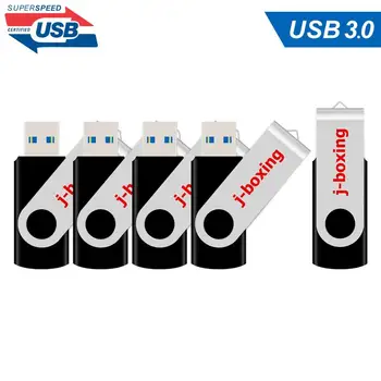 

128GB Super Speed 5 Pack USB 3.0 Flash Drive 64GB Rotating Memory Stick 32GB Thumb Drive Data Storage Jump Drive External Drive