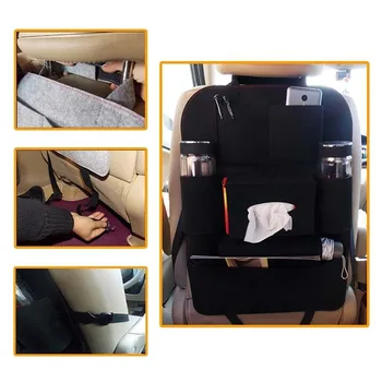 

Car Back Seat Organizer Holder Multifunction Storage Bag Hanging Durable For Travel C44