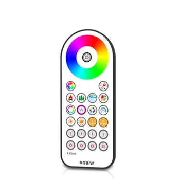

4 Zones 2.4G RGB/RGBW Remote Control R22 4 Channel RGB/RGBW Remote Controller Touch Color Ring Wireless Dimmer Remote Controller