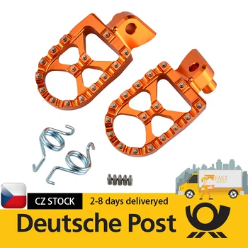 

DE POST Foot Pegs Pedals Footrest Footpegs For KTM SX SXF EXC EXCF XC XCF XCW XCFW 65 85 125 150 200 250 300 350 400 450 500 525