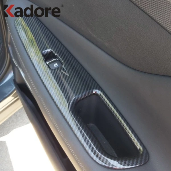 Переключатель для Hyundai Santa Fe 2019 2020 из углеродного волокна Кнопочная крышка