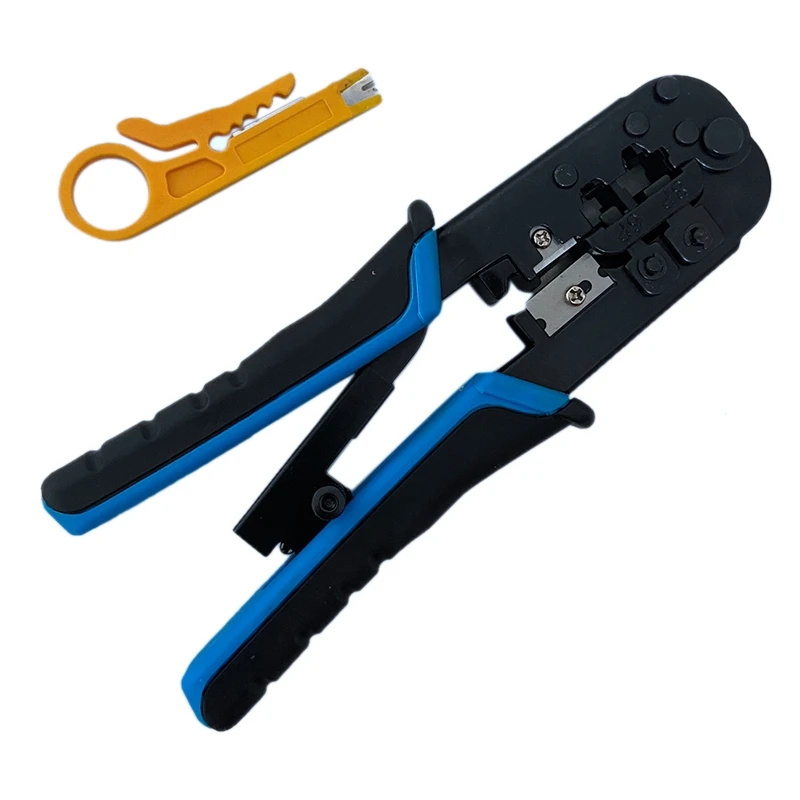 RJ45 Crimping Tool RJ45 Network Cutting Tools 8P Crimper Cutter Stripper Plier for Modular RJ12 RJ11 Crimp Crimper networking tools Networking Tools