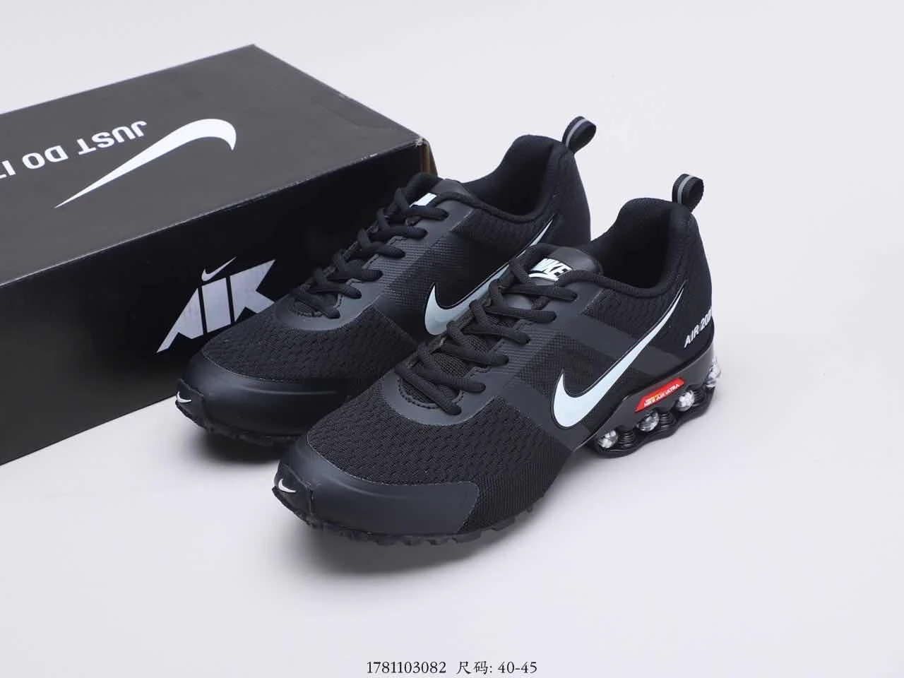 Nike Zapatillas deportivas para hombre, calzado con amortiguación por vibración, blanco y negro, modelo SHOX AIR ULTRA 2021, 2021|Zapatillas de correr| - AliExpress