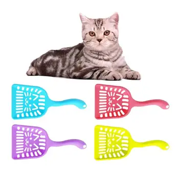 

Plastic Pet Cat Litter Shovel Scoop Light Weight Pet Supplies Plastic Litter Poop Shovel Waste Tray Cleaning Accessories