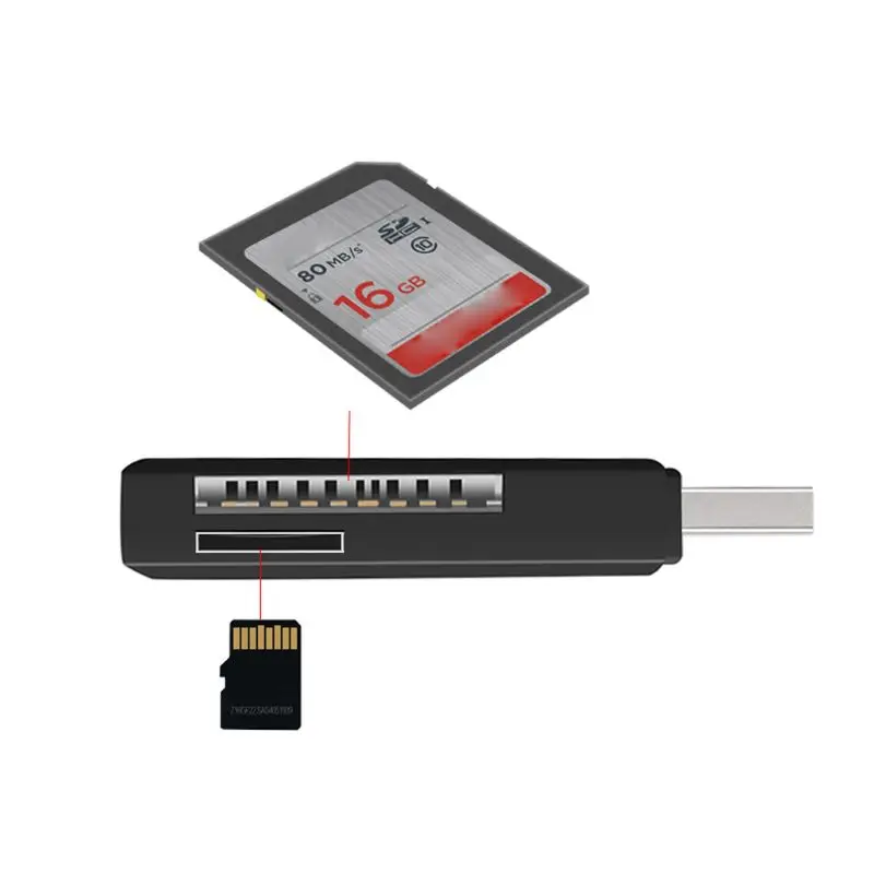 2в1 USB 3,0 высокоскоростной адаптер Micro SD TF SD считыватель карт памяти для ПК ноутбука