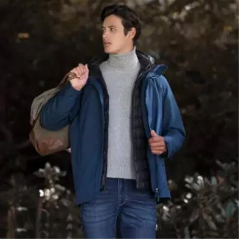 Новинка Xiaomi Cottonsmith, умный пуховик, 90% гусиный, многозональный, теплый, 4 уровня, водонепроницаемый, 3 в 1, умный, мгновенный, теплый пуховик