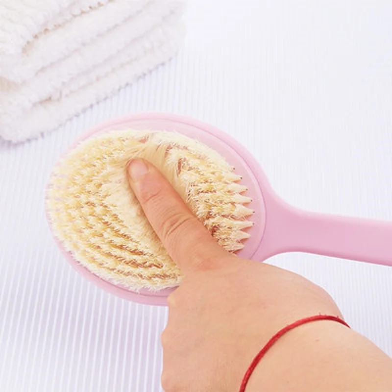 Bath brush, back brush, long handle, mud, soft hair, bath brush, strong back, bath towel, not asking for people