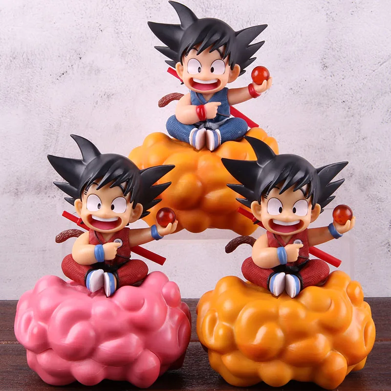 Dragon Ball Z малыш ребенок Сон Гоку на «сальто на облаке» Сон Гоку Фигурки ПВХ Гоку фигурка Коллекционная модель игрушки