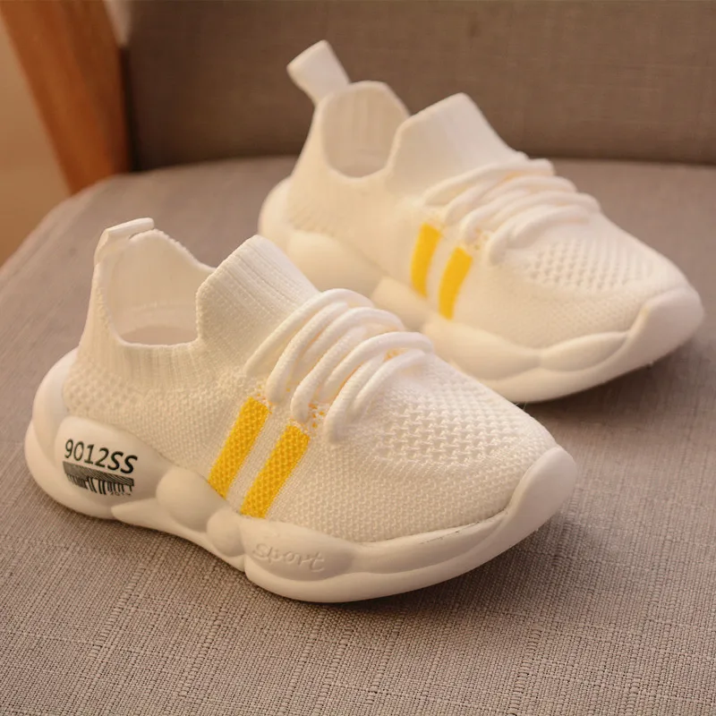 

New Autumn Infant Toddler Shoes Baby Girls Boys Sports Shoes Soft Bottom Non-slip Comfortable Child Knitted First Walkers Shoes